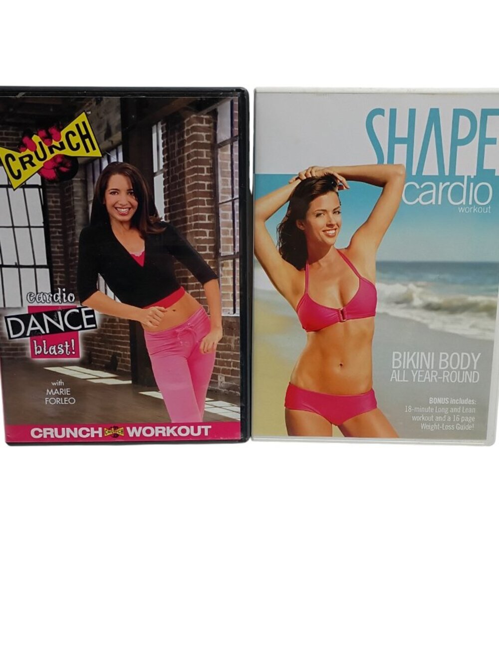 Crunch Cardio Dance Blast DVD 13550 Plus Shape Bikini Body Cardio Workout 5764-6